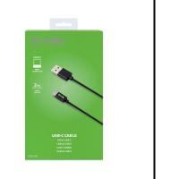 2_Meter_Cable_USB_To_USB_C_Black