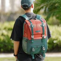 Beta_Backpack_w__Leder_Look_Green_Red_1