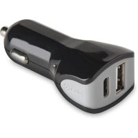 Car_Charger_2_Port_USB_Typec_BK
