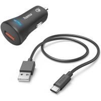 Car_Charger_Set_USB_Type_C_QC_3_0_19_5_Watt_Black
