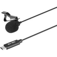 Clip_On_Lavalier_Microphone_BY_M3_For_USB_C_2