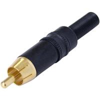 Connector_RCA_Male_Metal_Black
