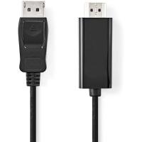 DP_Cable_DP_Male_HDMI_Connector_1080p_Nickel_Plated_3_00m_Ro
