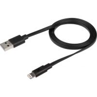 Flat_USB_To_Lightning_Cable__1m____BK___Residual_Stock