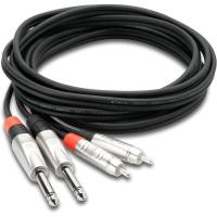 HPR_003x2_Pro_St_int_con_Dual_Rean_1_4IN_TS_To_RCA_3FT