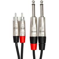 HPR_003x2_Pro_St_int_con_Dual_Rean_1_4IN_TS_To_RCA_3FT_2