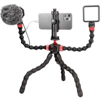 Octopus_Vlog_Kit__Tripod_Phone_Holder_Mic_Lamp