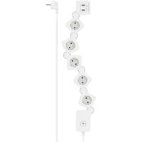Power_Strip_5_FOLD_USB_A_12W_Flexibel_Switch_1_4_M_White