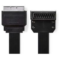 Scart_Flat_Cable_Scart_M_Scart_M_90__Gehoekt_2_0m_BK