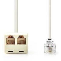 Telecom_Extension_Cable_RJ11M_2X_RJ11_F_2_0m_Ivory_1