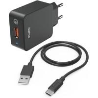 Travel_Charger_Set_USB_C_QC_3_0_19_5_Watt_Black