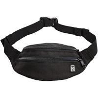 Waist_Pack_w__2_Zippered_Pockets___Belt___Black