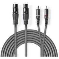 XLR_Audio_Cable_2X_XLR_3_PINS_F_2X_RCA_M_1_5m_Grey
