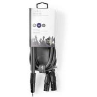 XLR_Audio_Cable_2X_XLR_3_PINS_M_3_5mm_M_1_5m_Grey_2