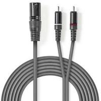 XLR_Audio_Cable_XLR_3_PINS_M_2X_RCA_M_1_5m_Grey