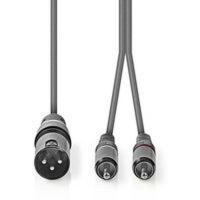 XLR_Audio_Cable_XLR_3_PINS_M_2X_RCA_M_1_5m_Grey_1