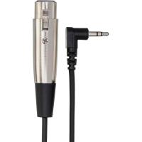 XVS_102F_Camc_mic_cable_XLR3F_To_R_Angle_3_5mm_TRS_2FT_3