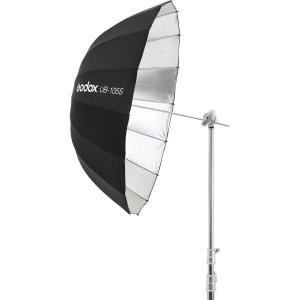 105cm_Parabolic_Umbrella_Black_silver