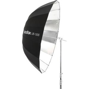 130cm_Parabolic_Umbrella_Black_silver