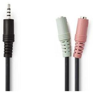 Audio_Cable_Headset_3_5mm_M_2X_3_5mm_F_0_2m_BK