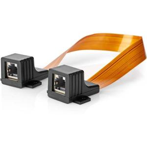 CAT5e_Cable_UTP_RJ45__8P8C__F_RJ45__8P8C__F_0_3m_Flat_PVC_Or
