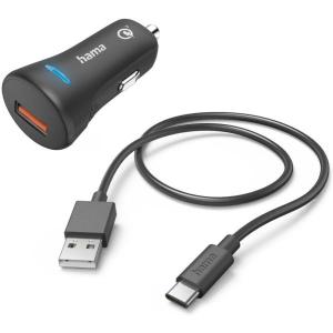 Car_Charger_Set_USB_Type_C_QC_3_0_19_5_Watt_Black
