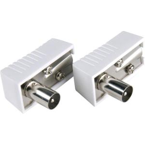 Coaxconnector_Male_Male_White