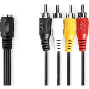 DIN_Audio_Cable_DIN_5_PINS_Female_4X_RCA_Male_Vernikkeld_0_2