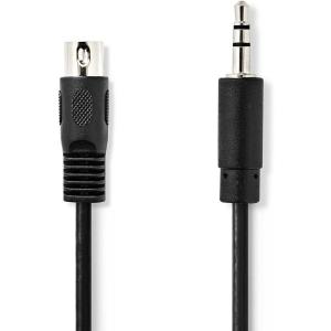 DIN_Audio_Cable_DIN_5_PINS_Male_3_5_mm_Male_Nickel_Plated_1m