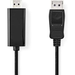 DP_Cable_DP_Male_HDMI_Connector_1080p_Nickel_Plated_2_00m_Ro