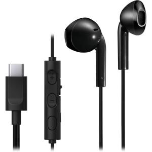 Earbud_mic_remote_USB_C_zwart