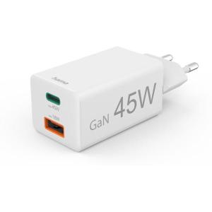 Fast_Charger_1X_USB_C_PD_1X_USB_A_QC_Mini_Charger_45_W_White_5