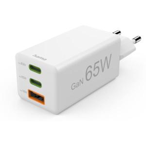Fast_Charger_2X_USB_C_PD_1X_USB_A_QC_Mini_Charger_65W_White