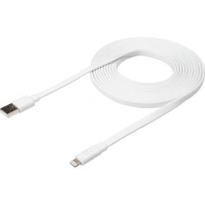 Flat_USB_To_Lightning_Cable__3m____WH___Residual_Stock