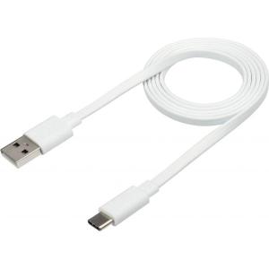 Flat_USB_To_USB_C_Cable__1m____White___Residual_Stock