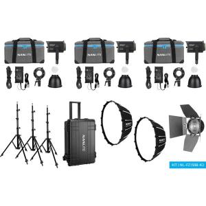 Forza_150B_Bi_Colour_LED_Triple_Kit___Case_Light_Stand_Fresn