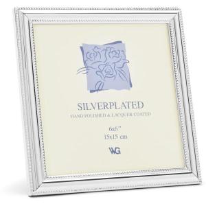 Frame_Silver_Plated_Double_Pearl_Square_15x15cm