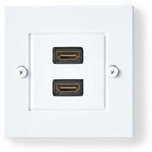 HDMI_Wall_Socket_2X_HDMI_F_4K_60Hz_HDMI_F_18_GBPS_Gold_Plate