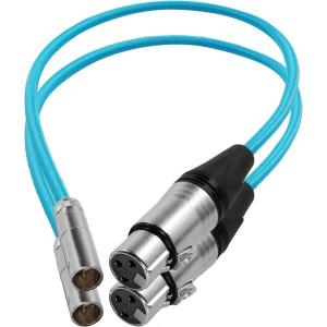 KB_MXLRM_F16_BK_Mini_XLR_Male_To_XLR_Female_16__Audio_Cable_2_Pack