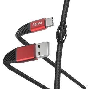 Oplaad__gegevenskabel_Extreme_USB_A___USB_C_1_5_M_Black_Red