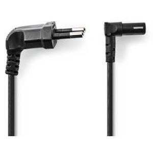 PWR_Cord_Europlug_Angled_IEC_320_C7_Angled_Up_DWN_2m_BK