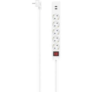 Power_Strip_5_FOLD_USB_A_17W_Switch_1_4_M_White