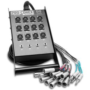 SH_12x4_25_Pro_Conex_Stage_Box_Snake_Hosa_12XXLR_S_