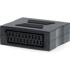 Scart_Adapter__Scart_Female_Nickled__Straight_ABS_Black_1_PC