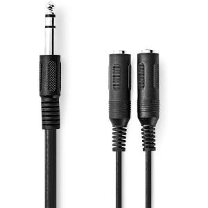 Stereo_Audio_Cable_6_35mm_Male_2X_6_35mm_Female_Nickel_Plate