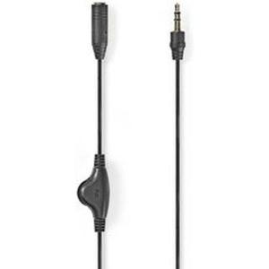 Stereo_Audiocbl_w__Vol_regeling_3_5mm_M_3_5mm_F_1m_BK
