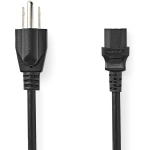 Stroomkabel_USA_Male_IEC_320_C13_Straight_Straight_2_00_M_Ro