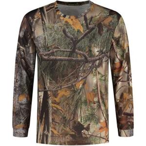 T_Shirt_Long_Sleeve_Camo_Forest_Print_Size_L