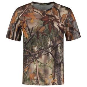 T_Shirt_Short_Sleeve_Camo_Forest_Print_Size_XL