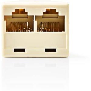 Telecom_Netwerksplitter_RJ45_Female_2X_RJ45_Female_Vernikkel